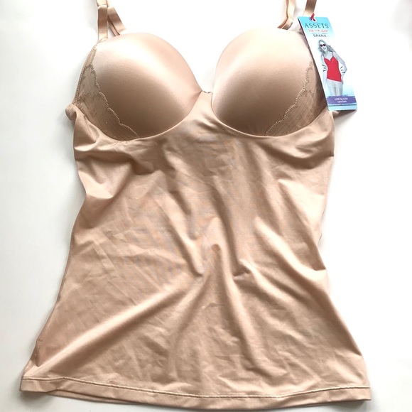 Assets By Spanx Intimates Sleepwear Nwt Red Hot By Spanx Womens Lace Cami L Nude Poshmark